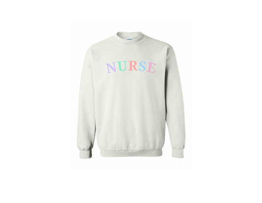 Multi Color Nurse Crewneck